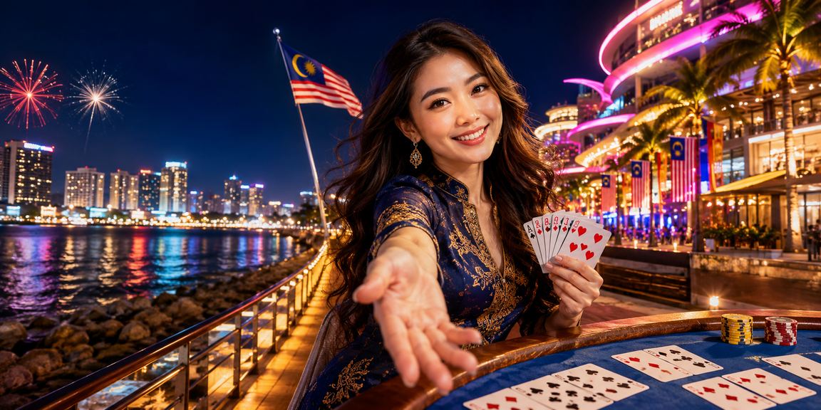 Suasana permainan kad gaya Melayu di Pulau Pinang melalui platform hiburan 38000